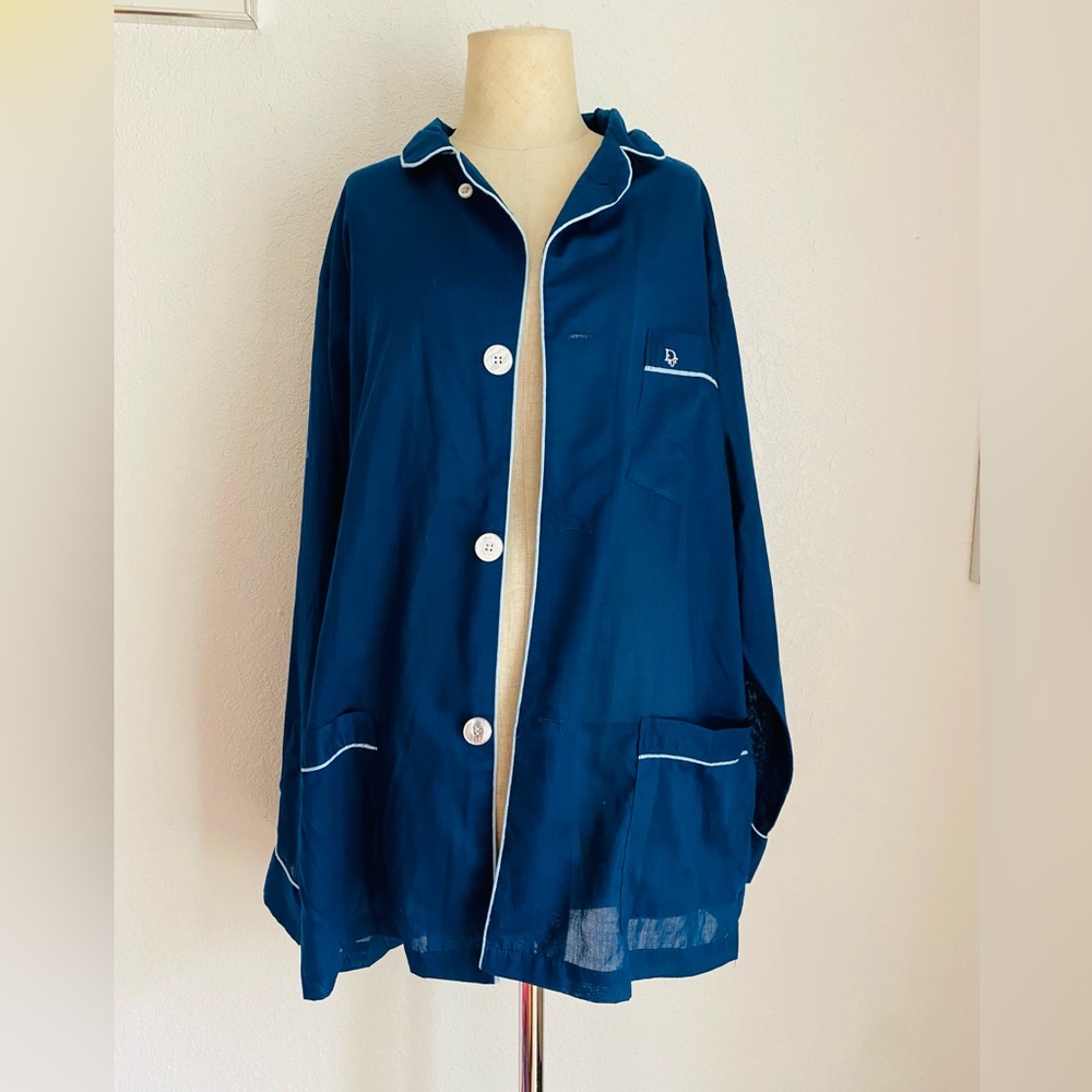 Dior Blue Casual Button Down Shirt